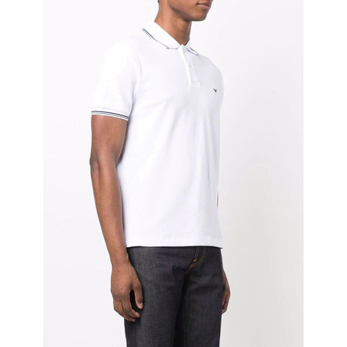 Load image into Gallery viewer, EMPORIO ARMANI logo-print cotton polo shirt
