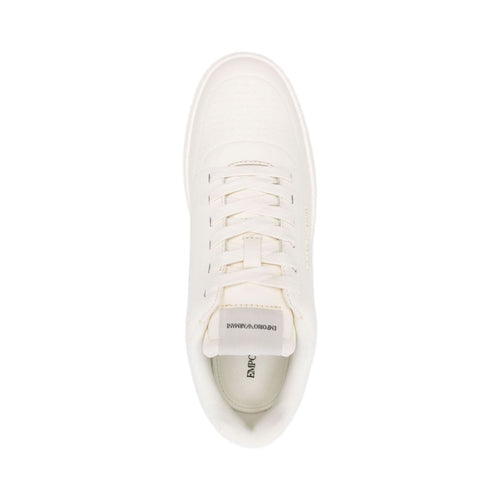 Load image into Gallery viewer, EMPORIO ARMANI thermoformed-detail leather sneakers
