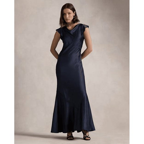 Load image into Gallery viewer, RALPH LAUREN Double-Faced Satin Dress
