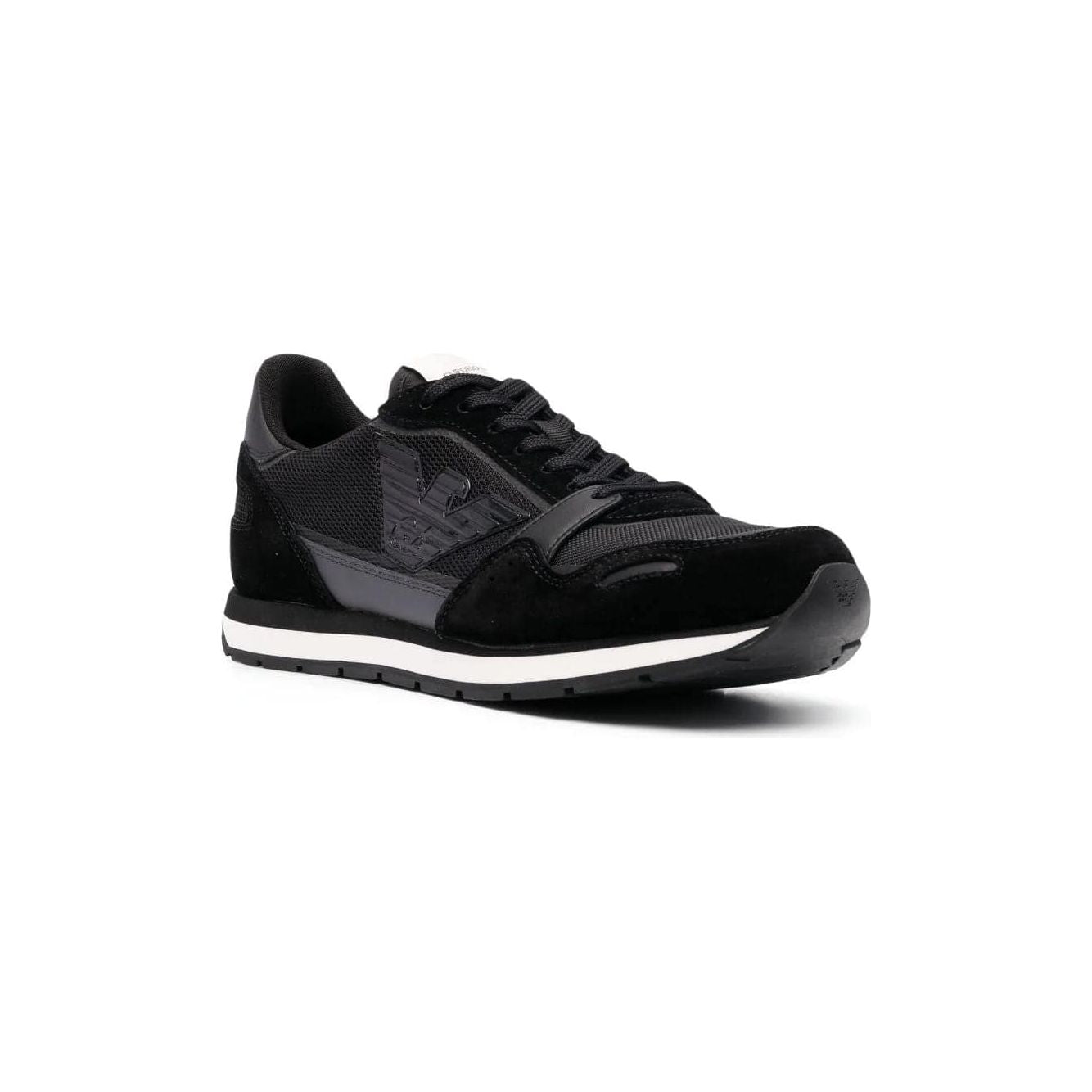 EMPORIO ARMANI panelled low-top sneakers