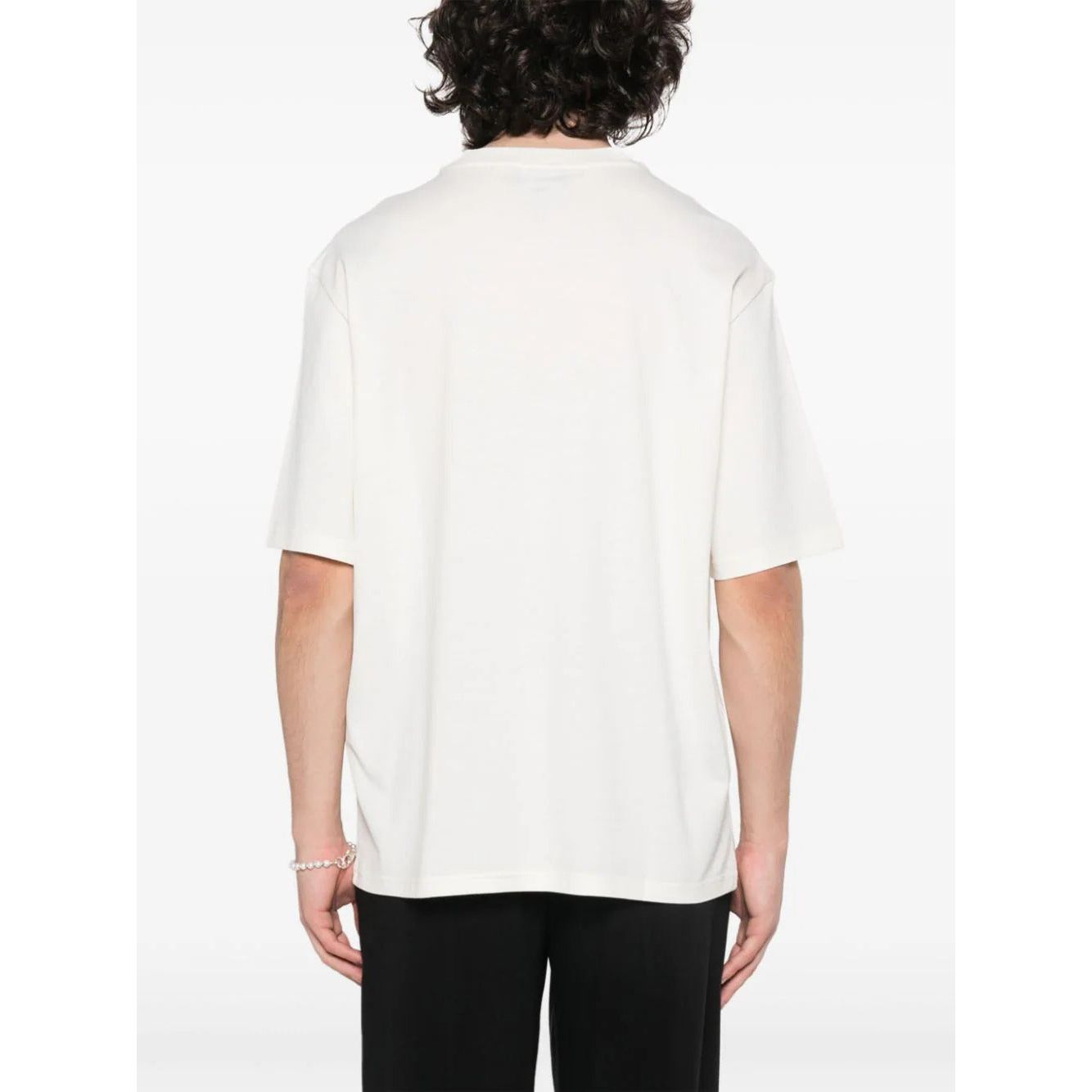 EMPORIO ARMANI LOGO-EMBROIDERED T-SHIRT - Yooto