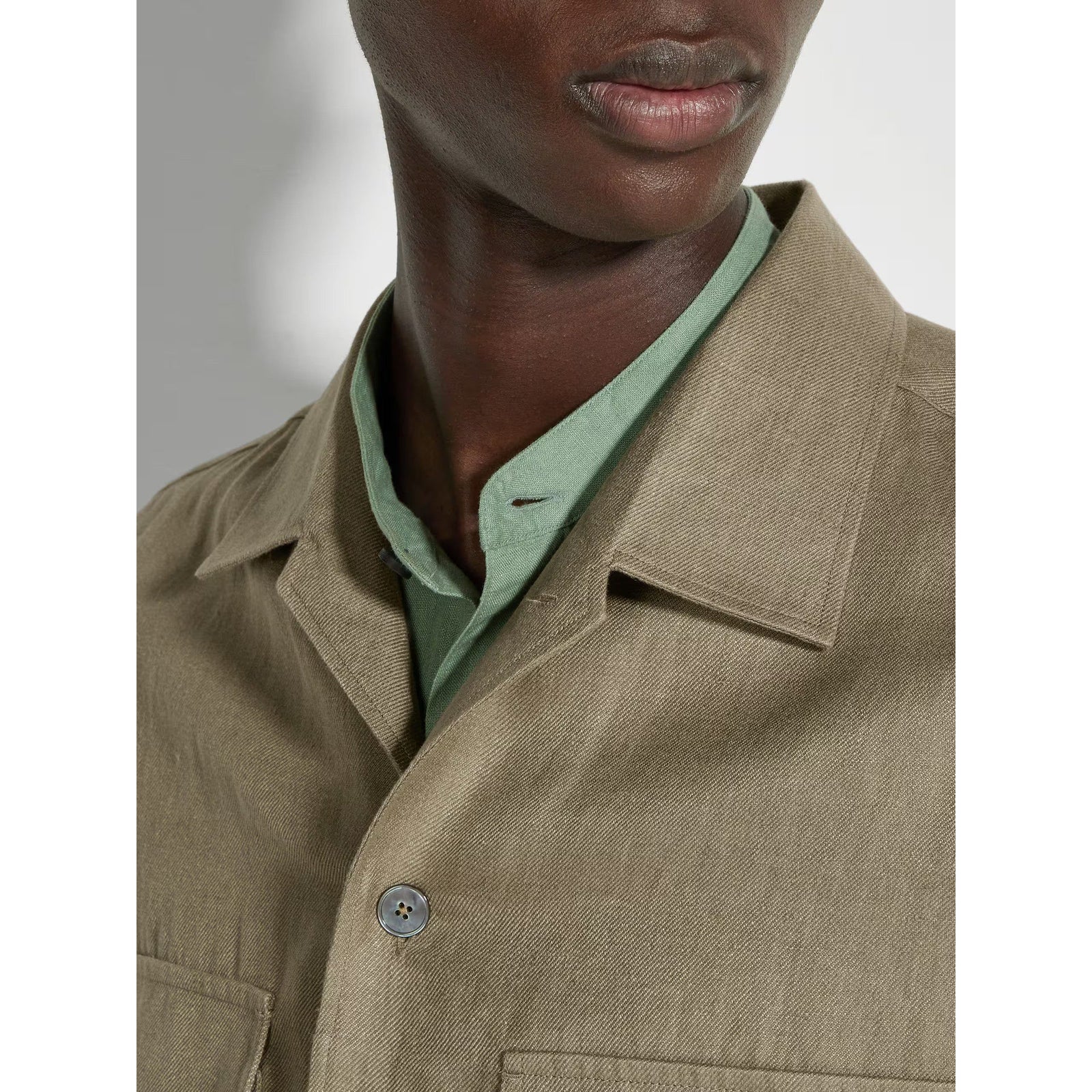 ZEGNA OASI LINO OVERSHIRT