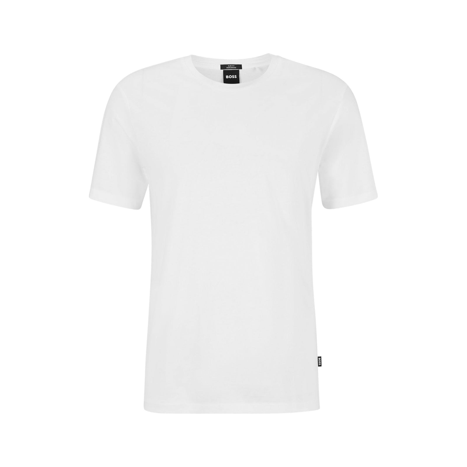 BOSS SLIM-FIT SHORT-SLEEVED T-SHIRT IN MERCERIZED COTTON