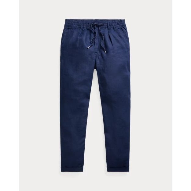 POLO RALPH LAUREN POLO PREPSTER SLIM TAPERED LINEN TROUSER - Yooto