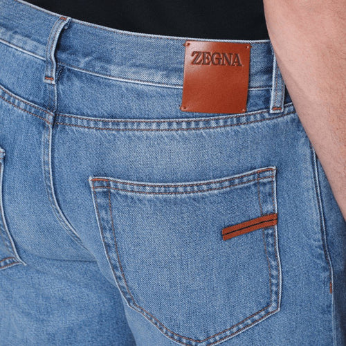 Load image into Gallery viewer, ZEGNA SLIM FIT VINTAGE HOUSE COTTON DENIM
