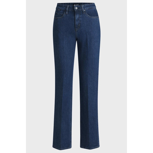 Load image into Gallery viewer, BOSS SLIM-FIT JEANS IN DEEP-BLUE COMFORT-STRETCH DENIM
