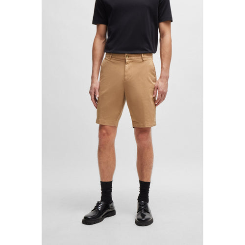 Load image into Gallery viewer, BOSS SLIM FIT BERMUDA SHORTS IN STRETCH COTTON TWILL - Yooto

