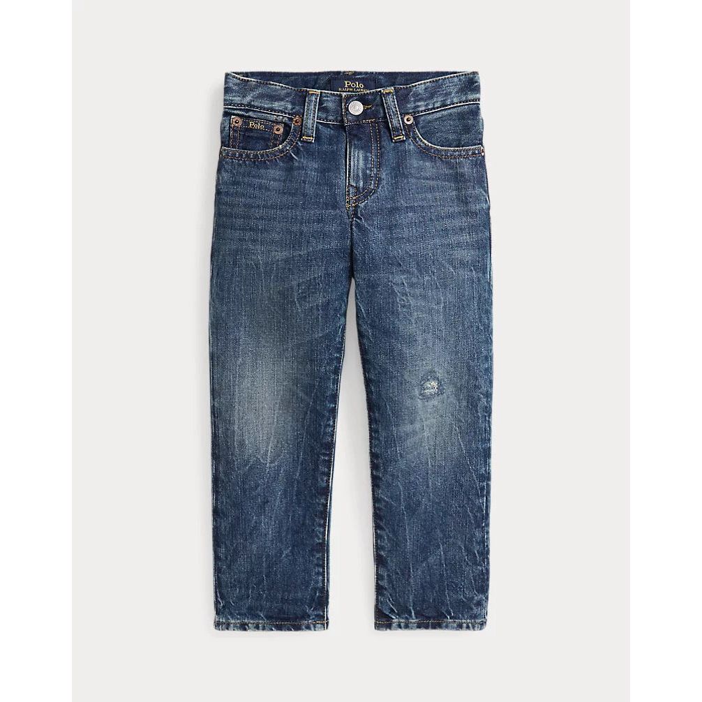 RALPH LAUREN Hampton Straight Distressed Jean