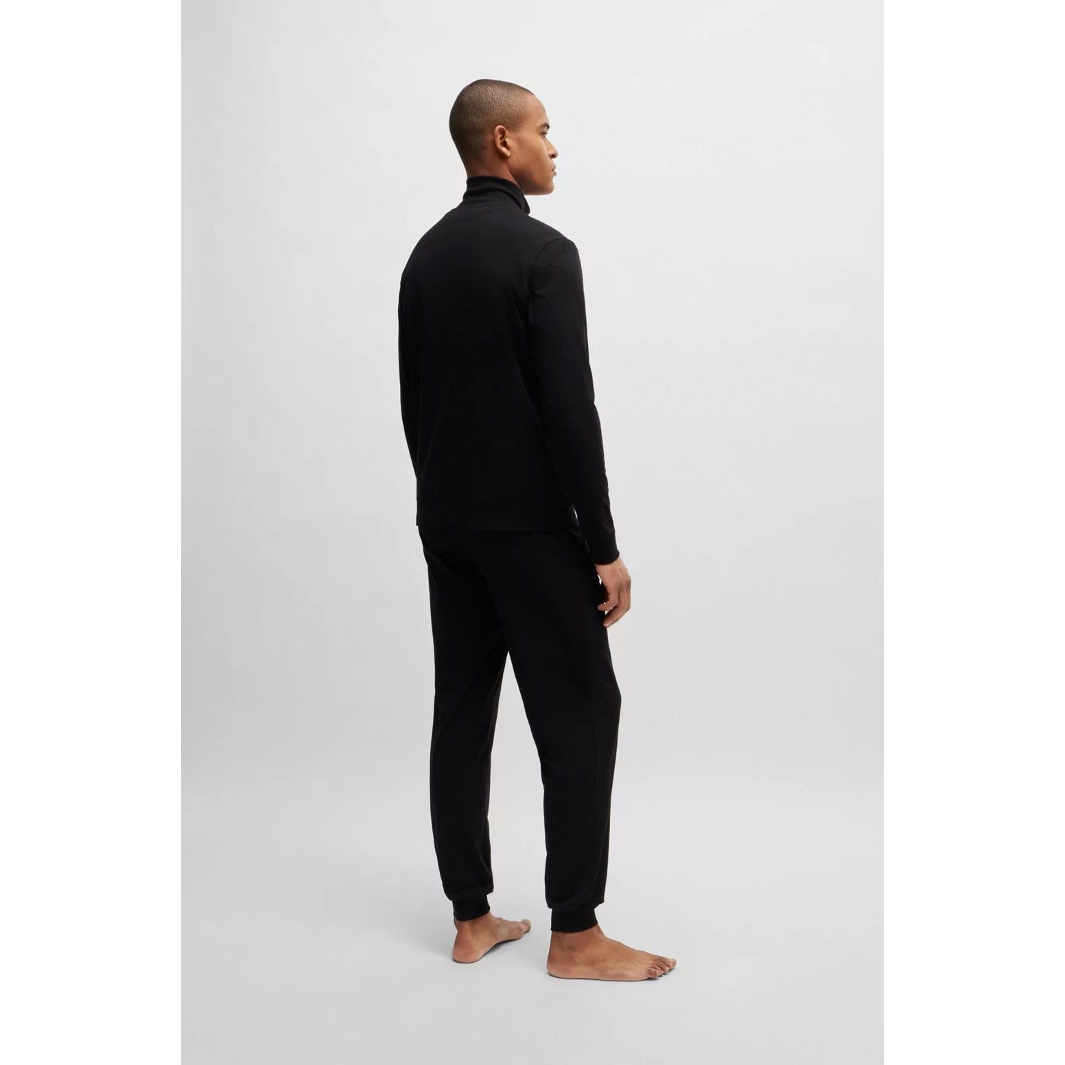 BOSS STRETCH-COTTON REGULAR-FIT TRACKSUIT WITH SIGNATURE DETAILS - Yooto