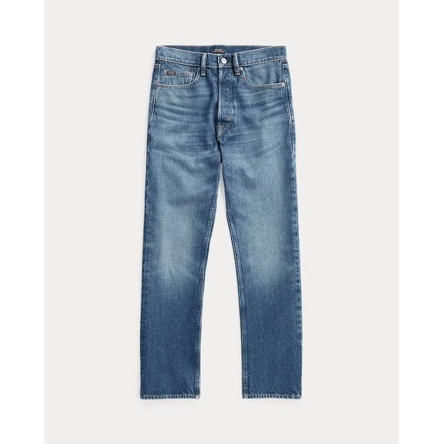 RALPH LAUREN High-Rise Relaxed Straight Crop Jean