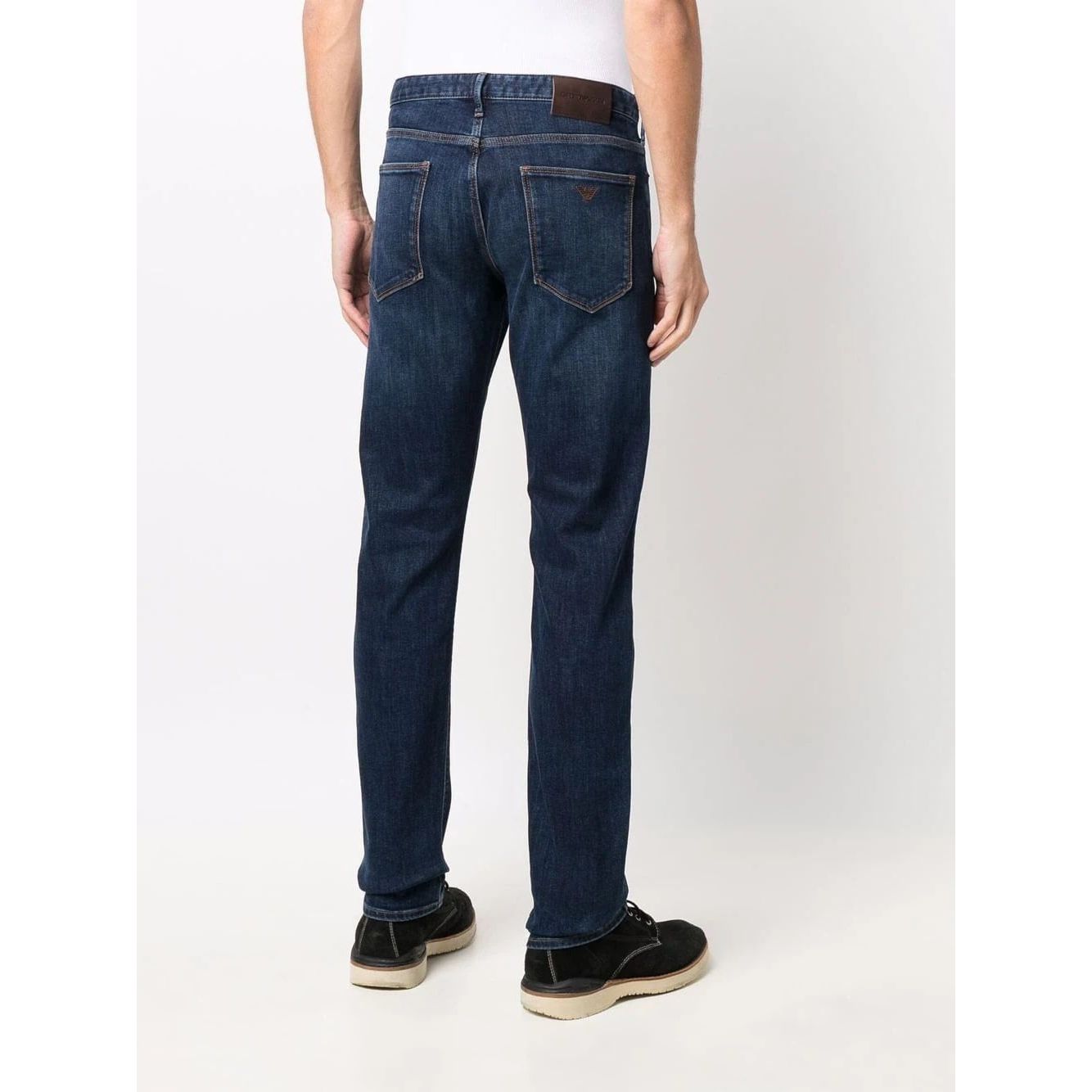 EMPORIO ARMANI mid-rise straight leg jeans