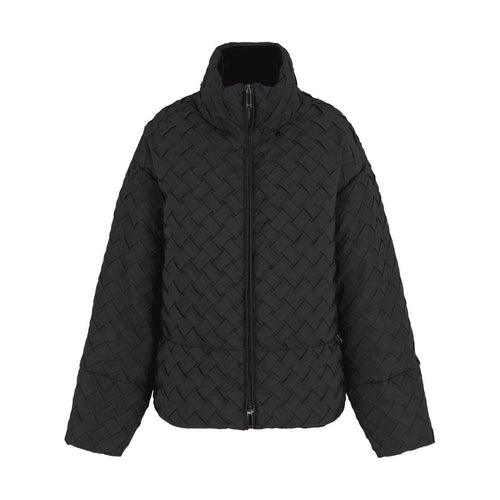 Load image into Gallery viewer, EMPORIO ARMANI basket-weave high-neck jacket
