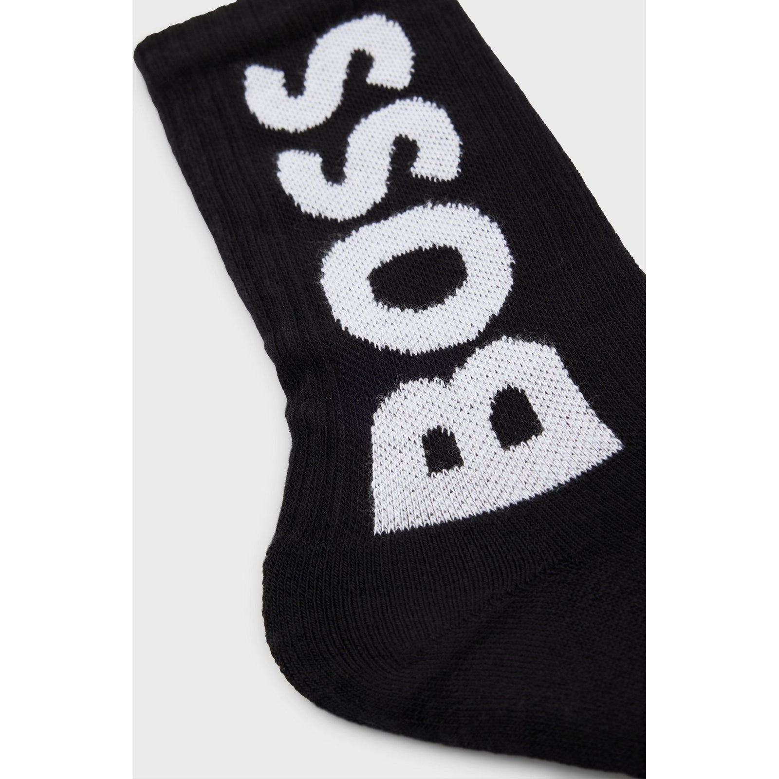 BOSS QUARTER-LENGTH SOCKS WITH CONTRAST LOGO