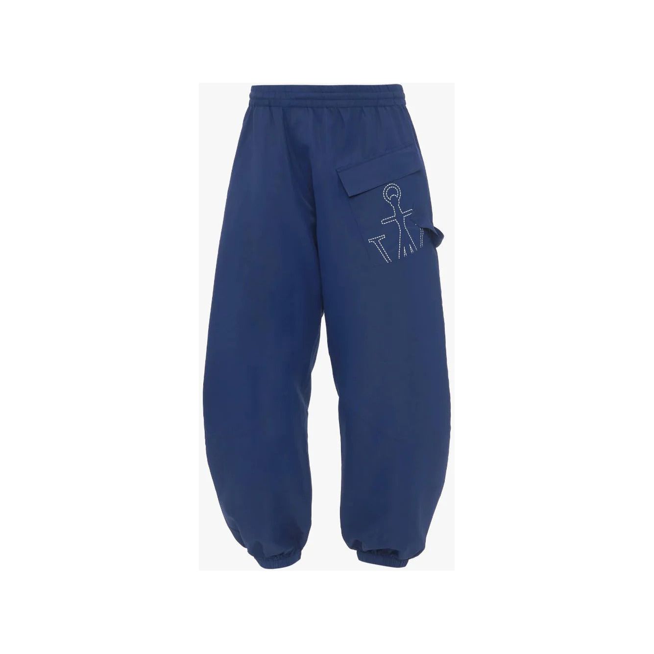 JW ANDERSON TWISTED JOGGERS WITH ANCHOR LOGO PRINT - Yooto