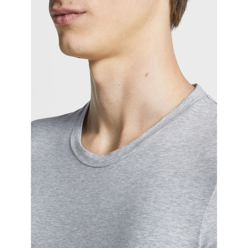 Load image into Gallery viewer, ZEGNA GREY MÉLANGE STRETCH COTTON T-SHIRT
