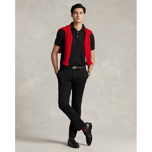 RALPH LAUREN Custom Slim Fit Soft Cotton Polo Shirt