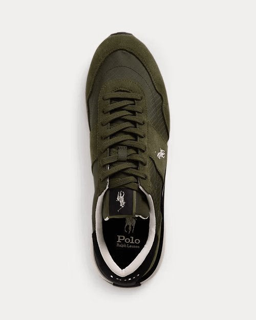 RALPH LAUREN Train 89 Suede and Oxford Trainer