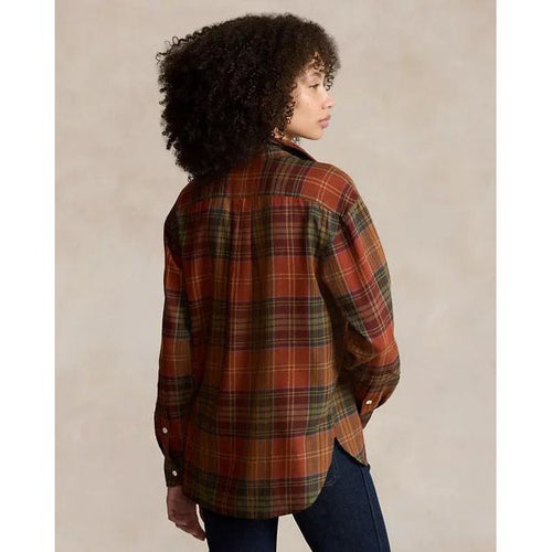 Load image into Gallery viewer, RALPH LAUREN Relaxed Fit Plaid Cotton-Blend Shirt
