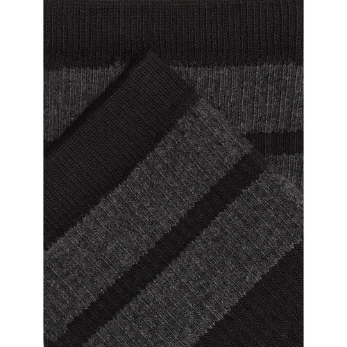 Load image into Gallery viewer, ZEGNA BLACK COTTON BLEND SOCKS
