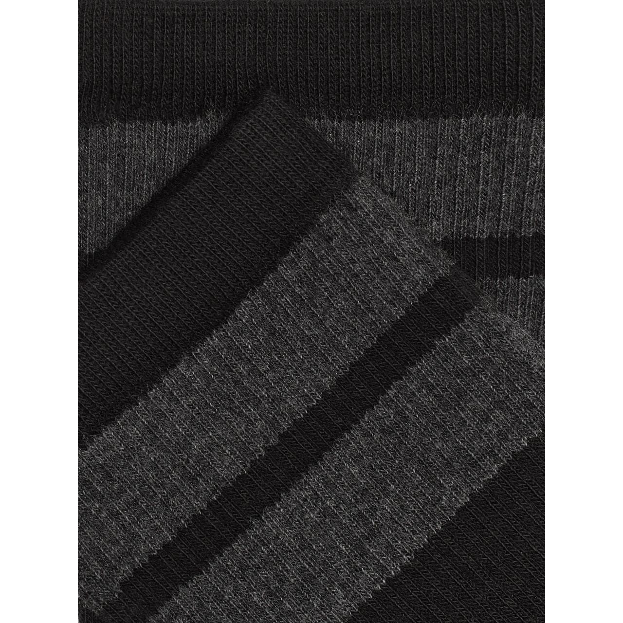 ZEGNA BLACK COTTON BLEND SOCKS