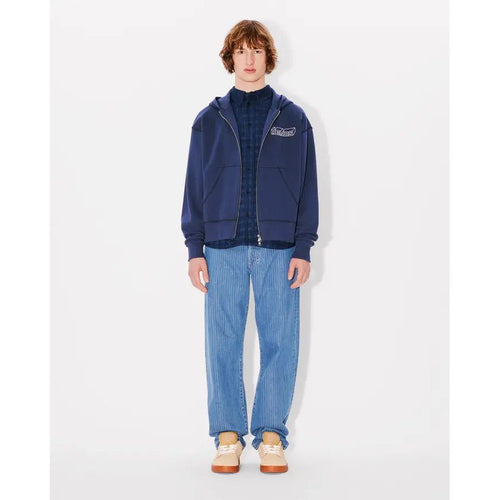 Load image into Gallery viewer, KENZO KUBE EMBROIDERED ZIPPED HOODIE
