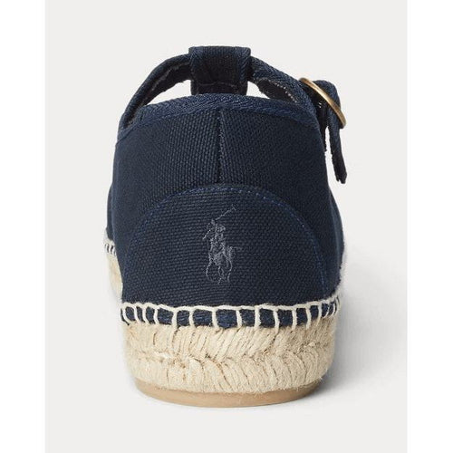 Load image into Gallery viewer, RALPH LAUREN Cutout Canvas Espadrille
