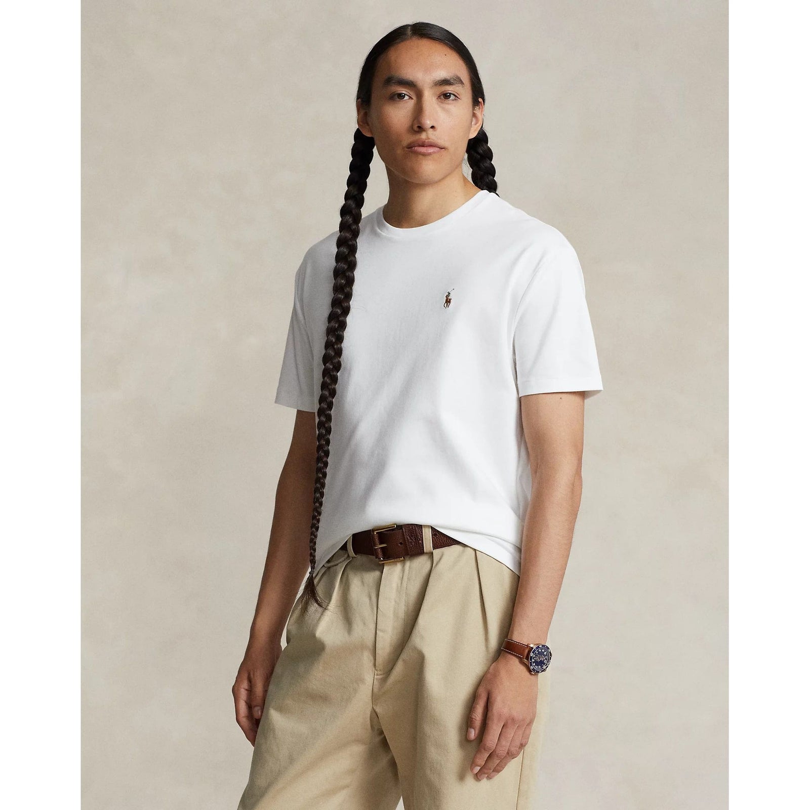 RALPH LAUREN Custom Slim Fit Soft Cotton T-Shirt