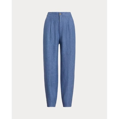 Load image into Gallery viewer, POLO RALPH LAUREN CURVED TAPERED LINEN TROUSER - Yooto
