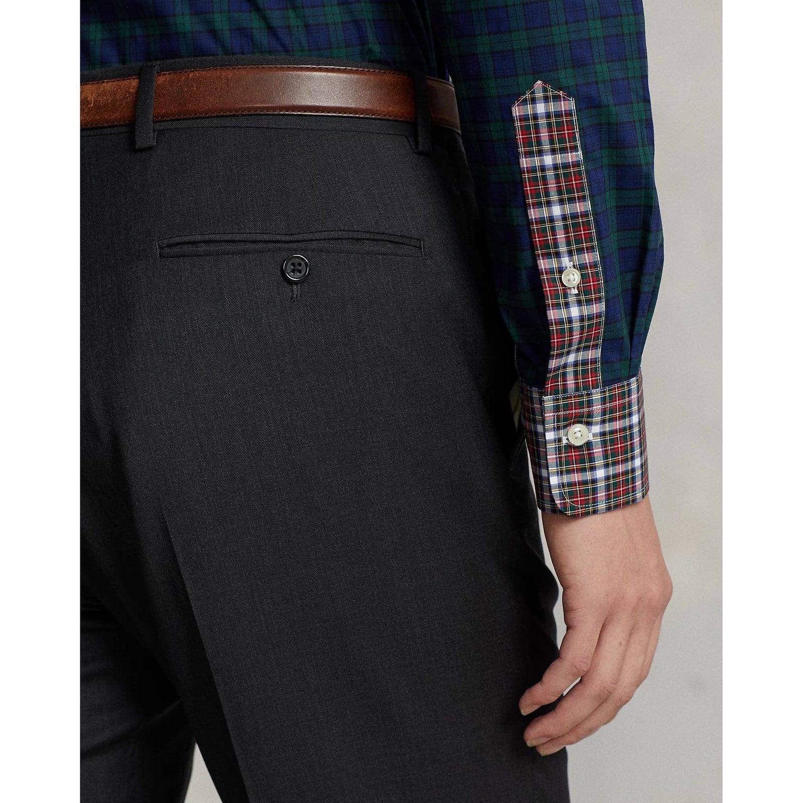 RALPH LAUREN Slim Fit Wool Twill Trouser