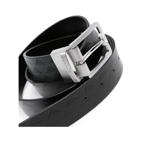 Load image into Gallery viewer, EMPORIO ARMANI buckle-fastening leather belt
