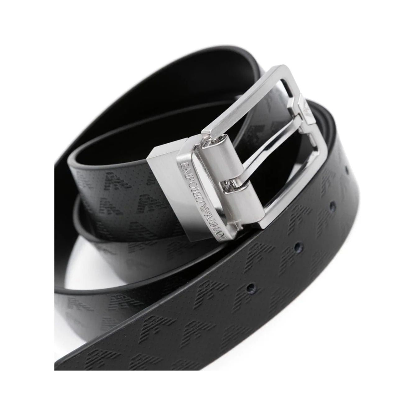 EMPORIO ARMANI buckle-fastening leather belt