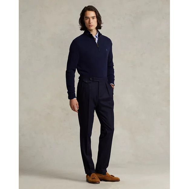 RALPH LAUREN Wool Quarter-Zip Jumper