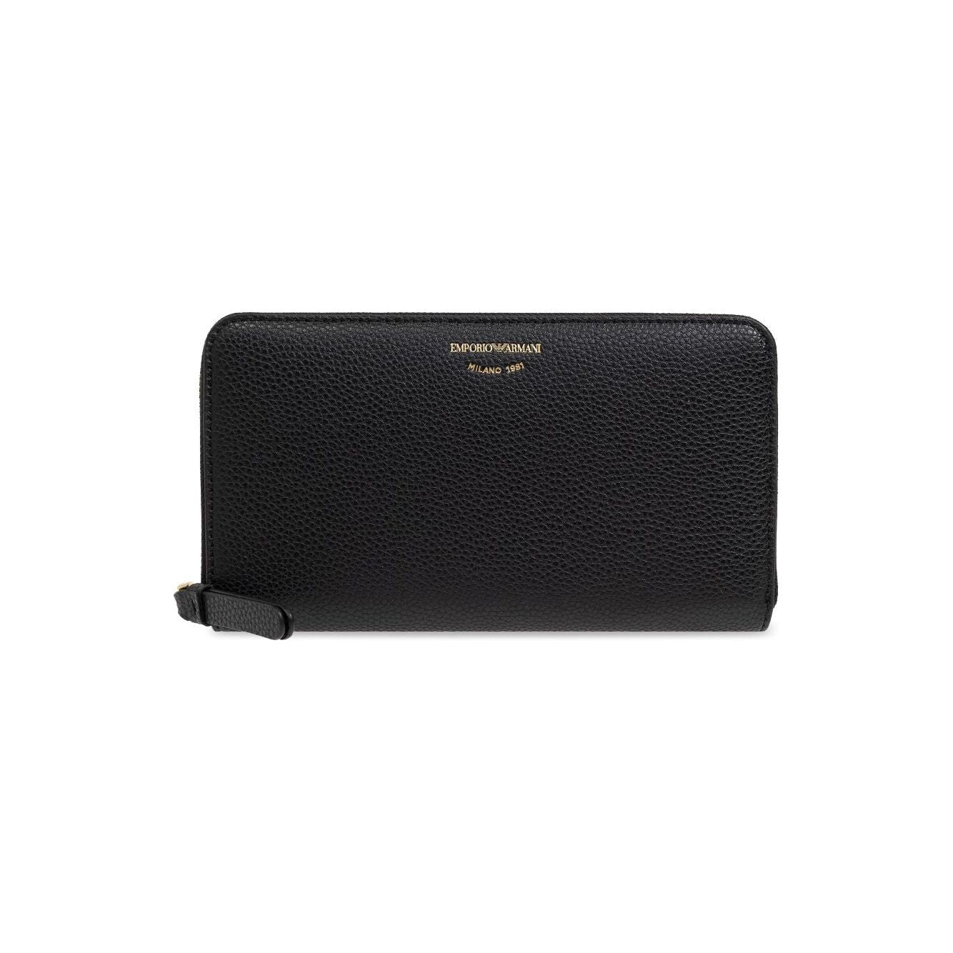 EMPORIO ARMANI embossed logo wallet