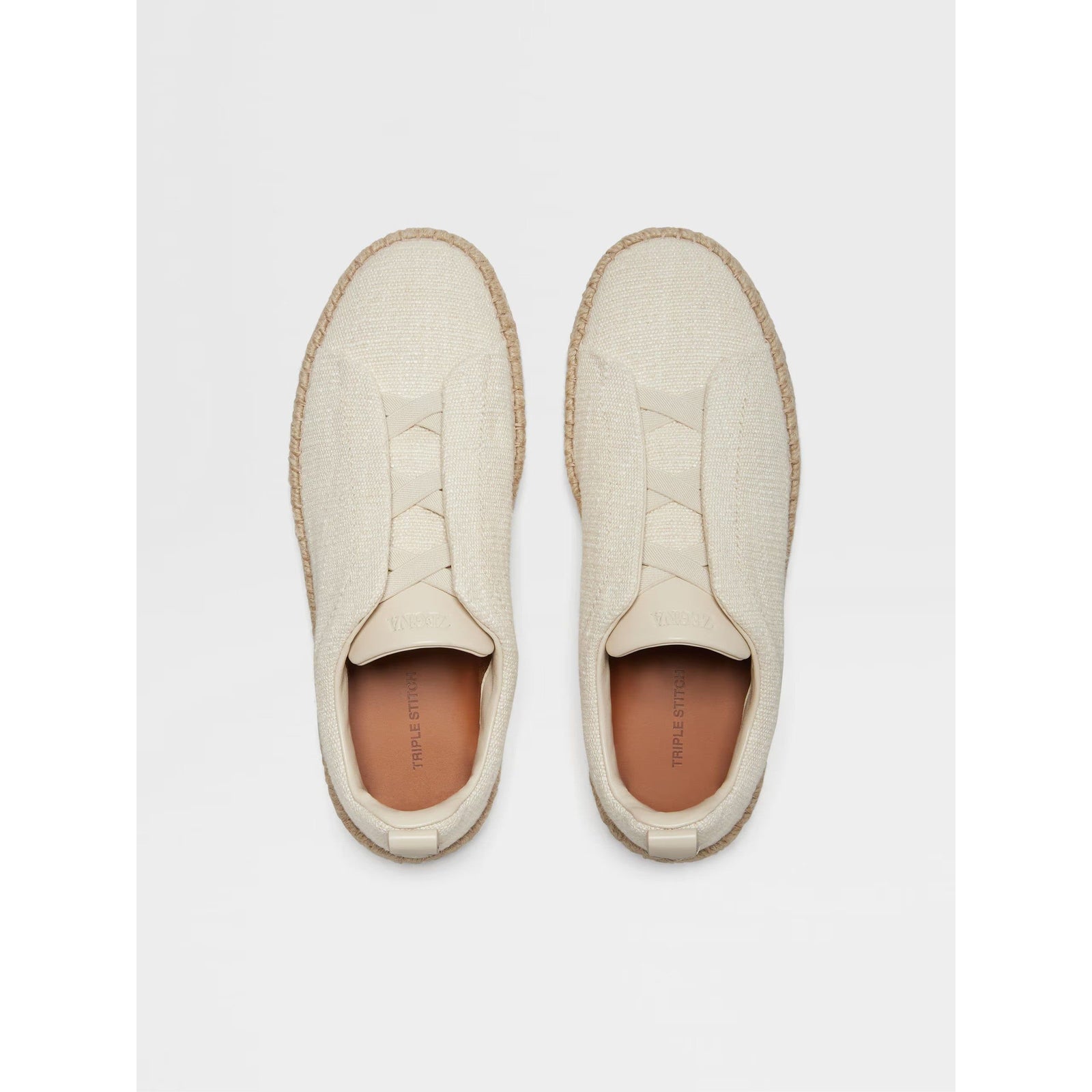 ZEGNA LINEN BLEND TRIPLE STITCH™ ESPADRILLES