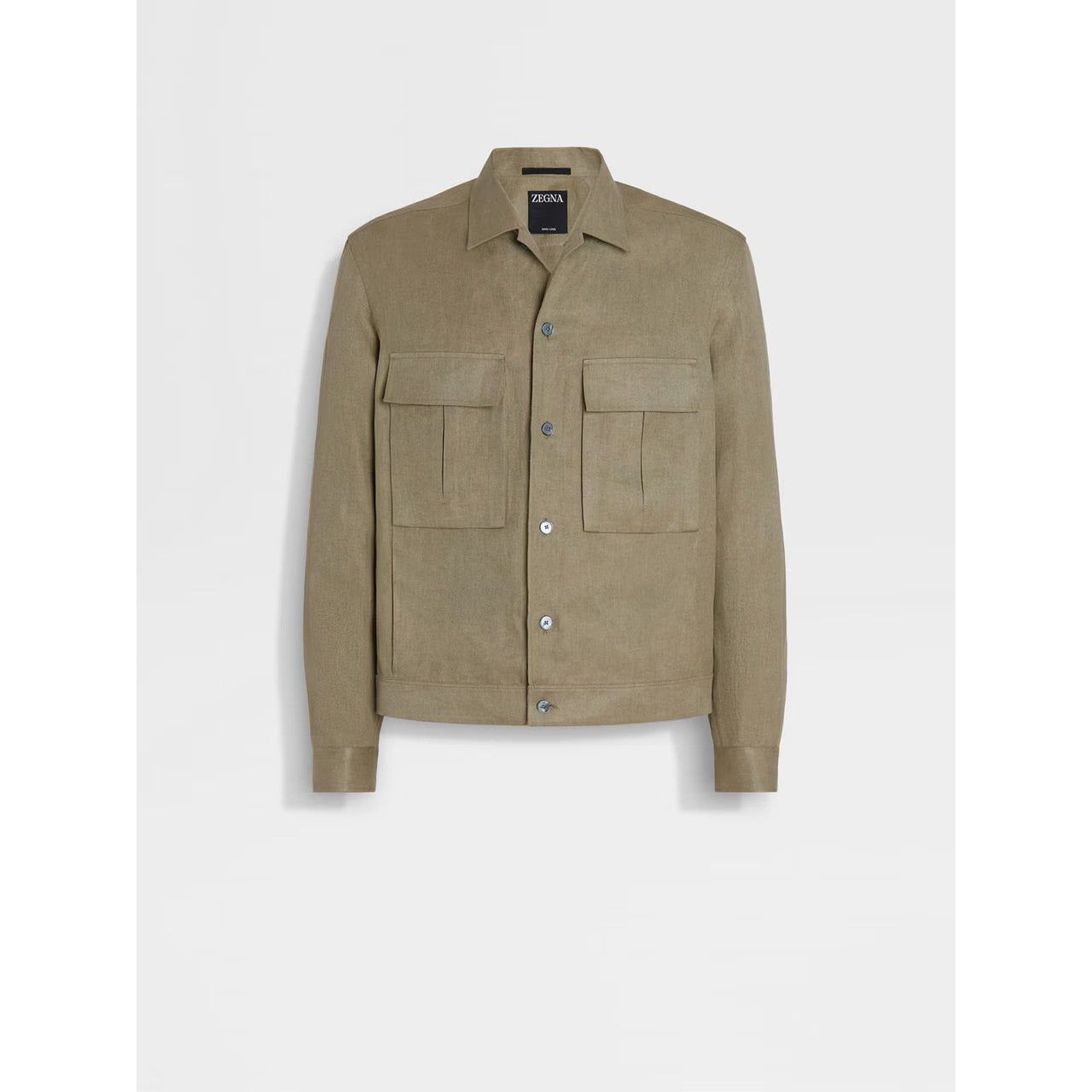 ZEGNA OASI LINO OVERSHIRT