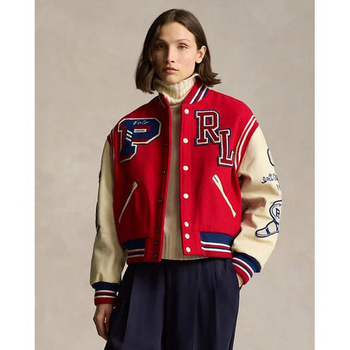 Load image into Gallery viewer, RALPH LAUREN Letterman Jacket
