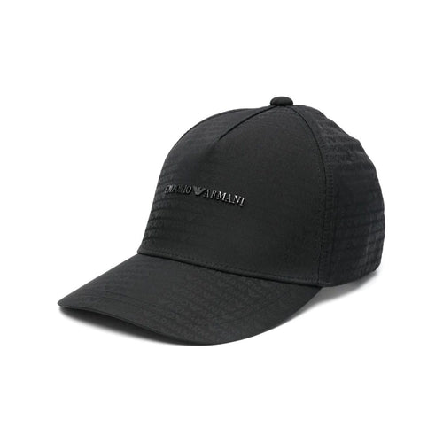 Load image into Gallery viewer, EMPORIO ARMANI logo-plaque baseball cap
