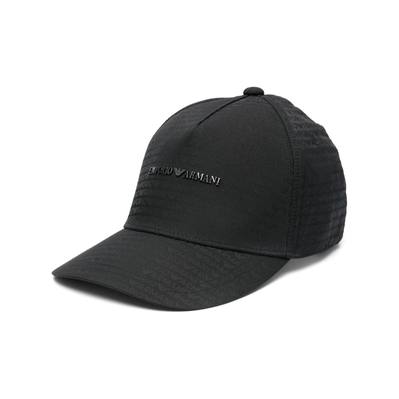 EMPORIO ARMANI logo-plaque baseball cap