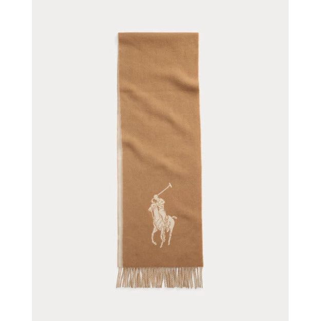 RALPH LAUREN Big Pony Wool Scarf