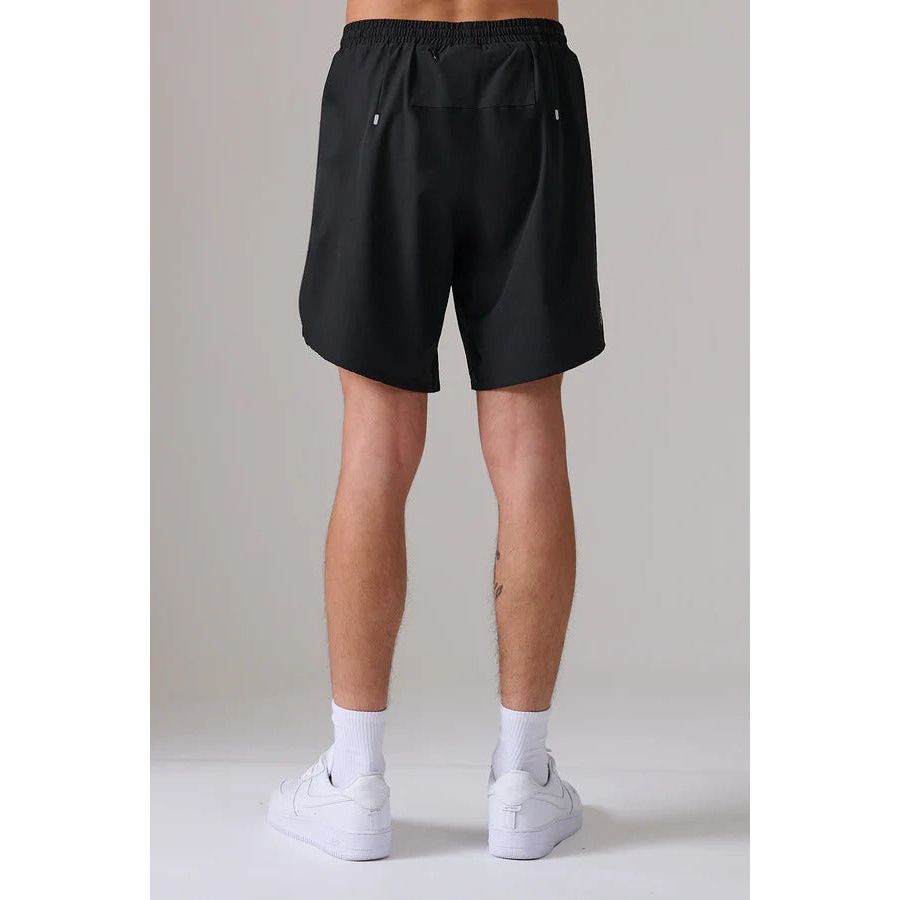 AZAT MARD BLACK ACTIVEWEAR SHORTS - Yooto