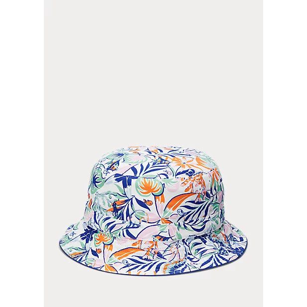 POLO RALPH LAUREN REVERSIBLE TROPICAL-PRINT BUCKET HAT - Yooto