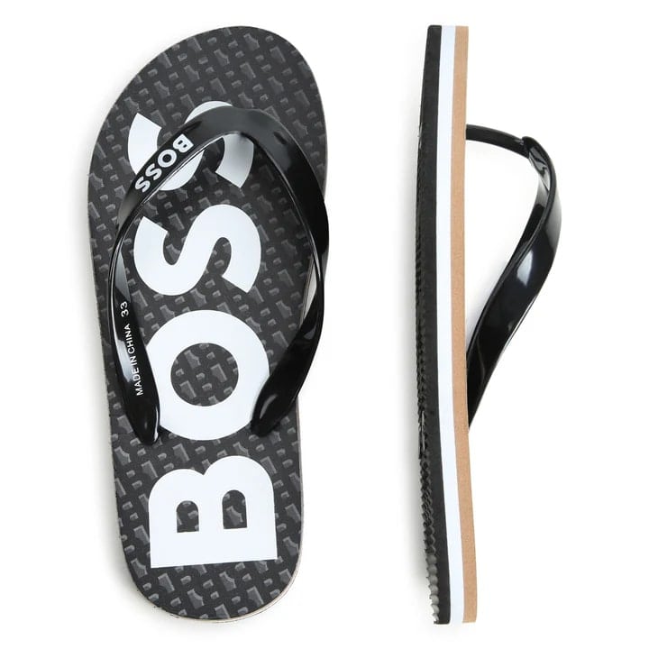 BOSS KIDS LOGO FLIP FLOPS - Yooto