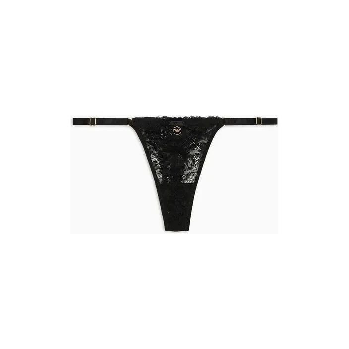 EMPORIO ARMANI ASV ETERNAL LACE RECYCLED LACE THONG