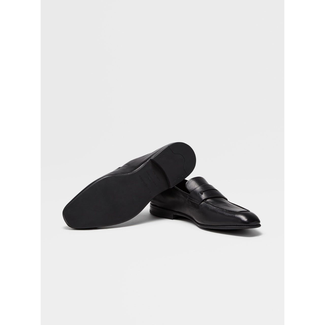 Black Nappa L'Asola Moccasin