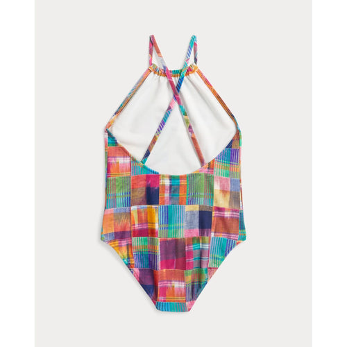 Load image into Gallery viewer, POLO RALPH LAUREN PATCHWORK PLAID ONE-PIECE SWIMSUIT - Yooto
