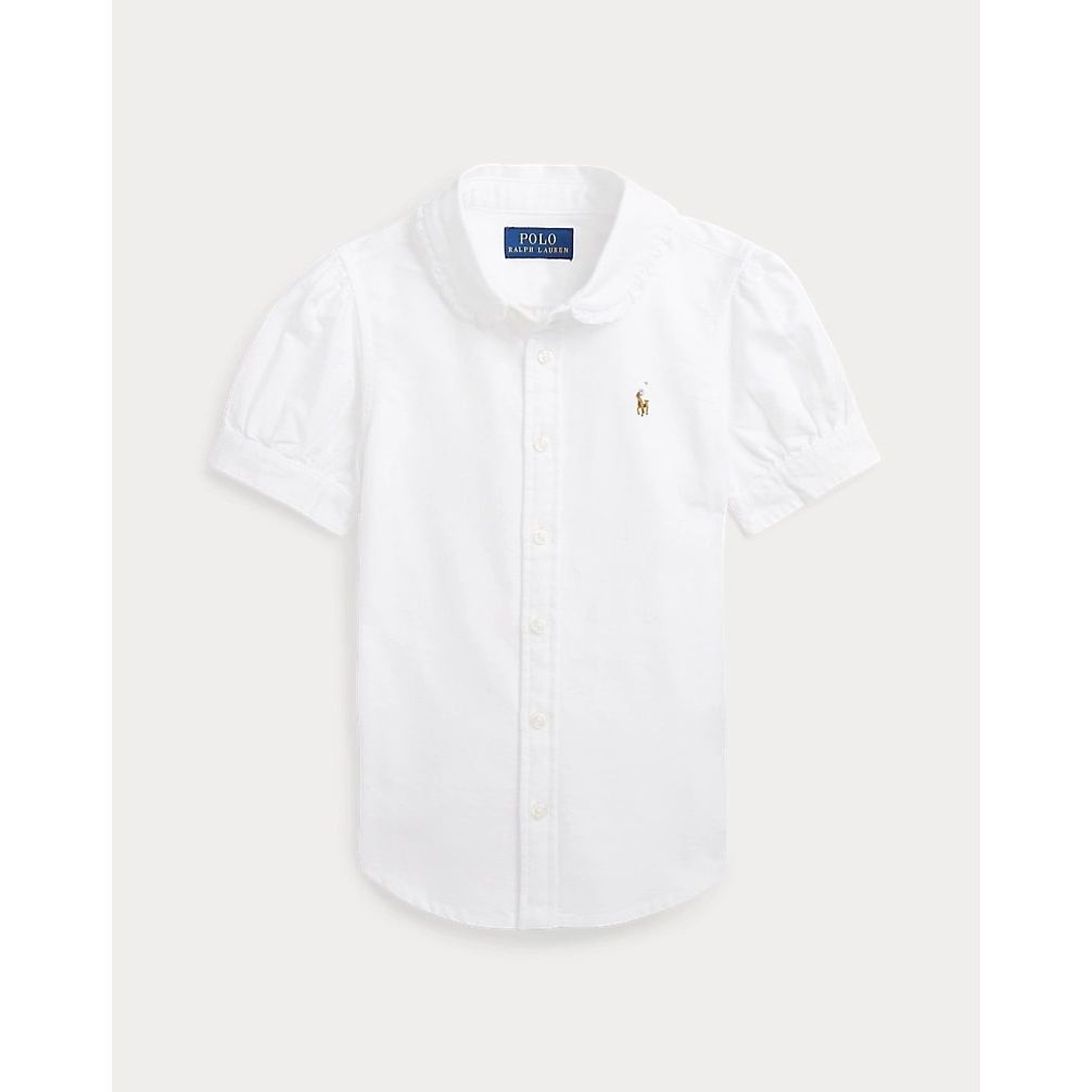 POLO RALPH LAUREN COTTON OXFORD SHORT-SLEEVE SHIRT - Yooto