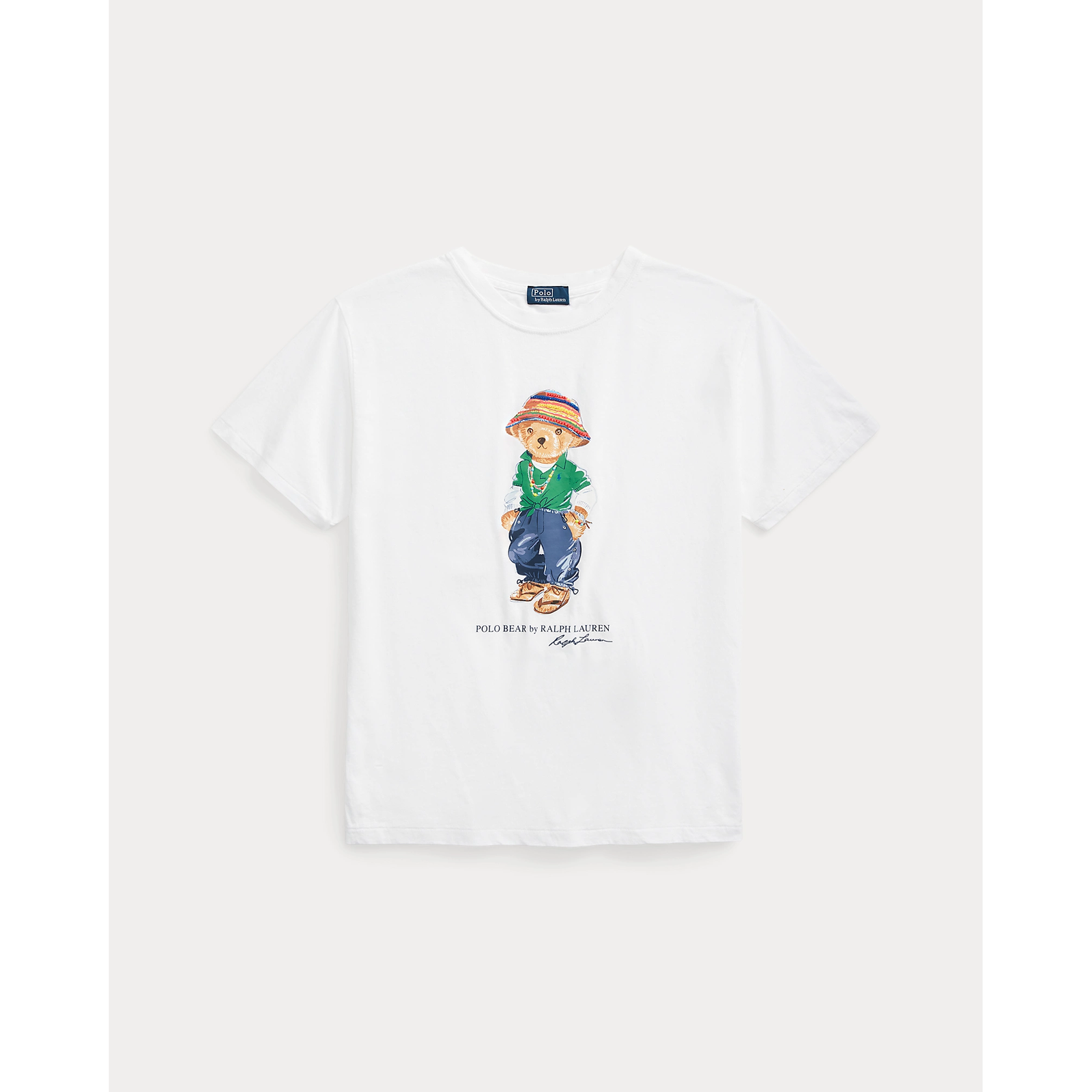 POLO RALPH LAUREN POLO BEAR COTTON JERSEY T-SHIRT