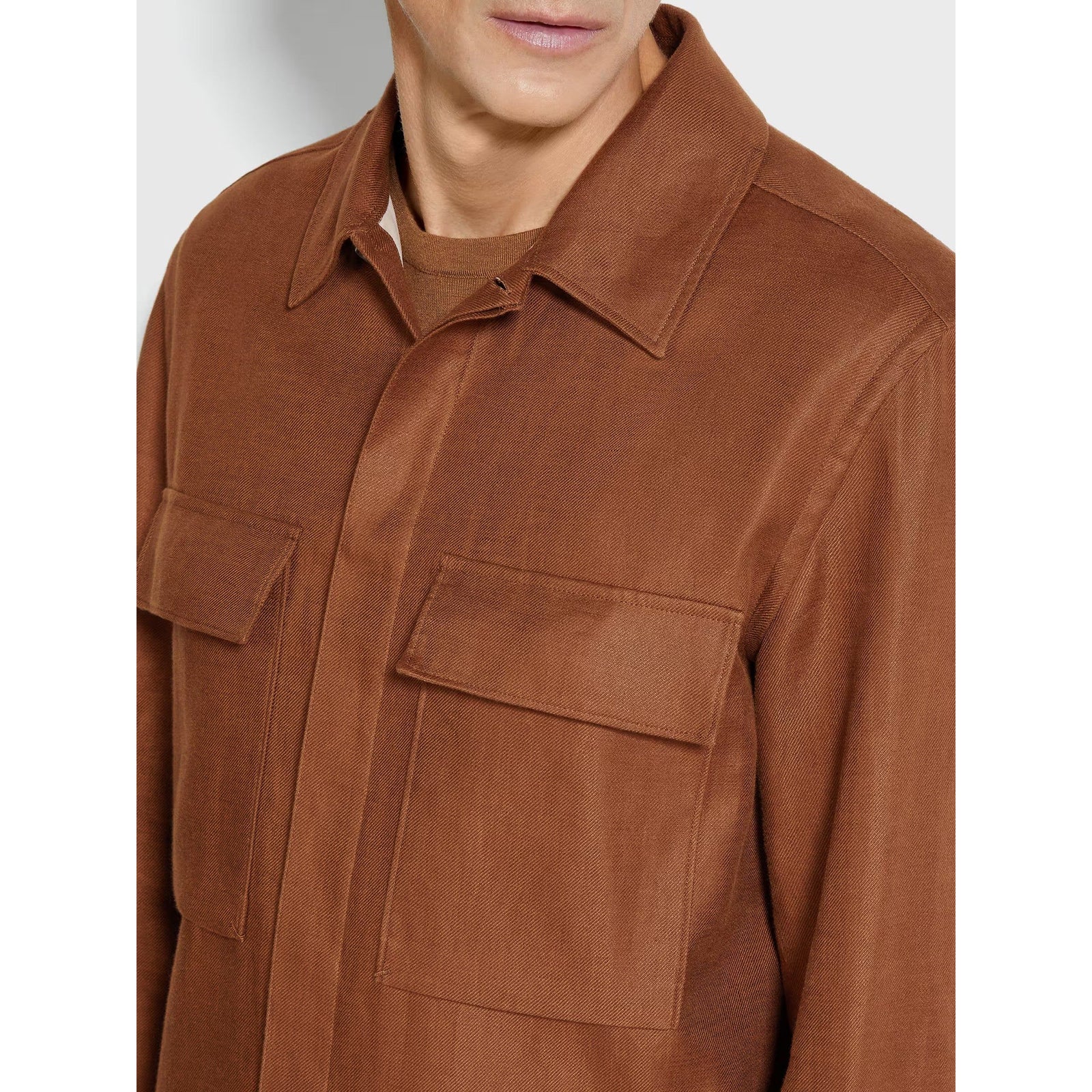 ZEGNA OASI LINO OVERSHIRT