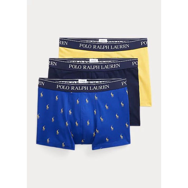 POLO RALPH LAUREN CLASSIC STRETCH COTTON TRUNK 3-PACK - Yooto