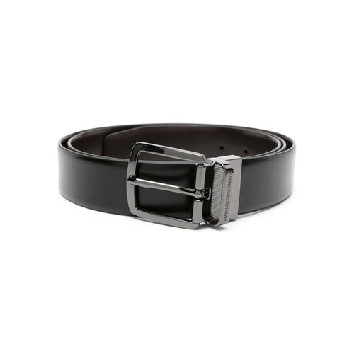 Load image into Gallery viewer, EMPORIO ARMANI smooth-grain leather belt
